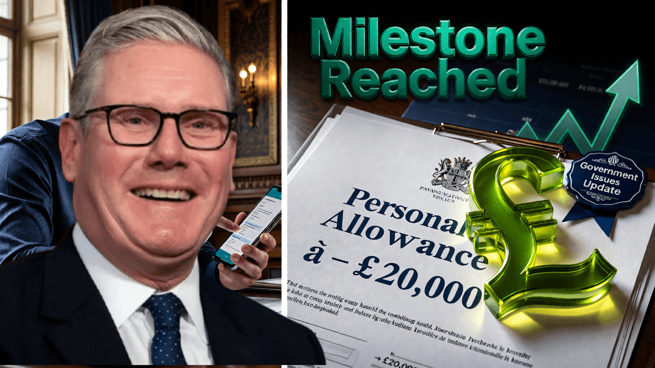 £20,000 Personal Tax Allowance Milestone Reached as UK Government Issues Update