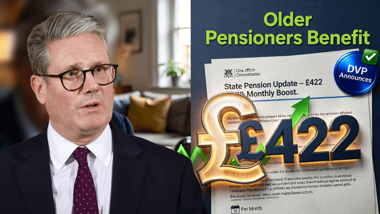 DWP Announces £422 Per Month Increase for Older State Pensioners