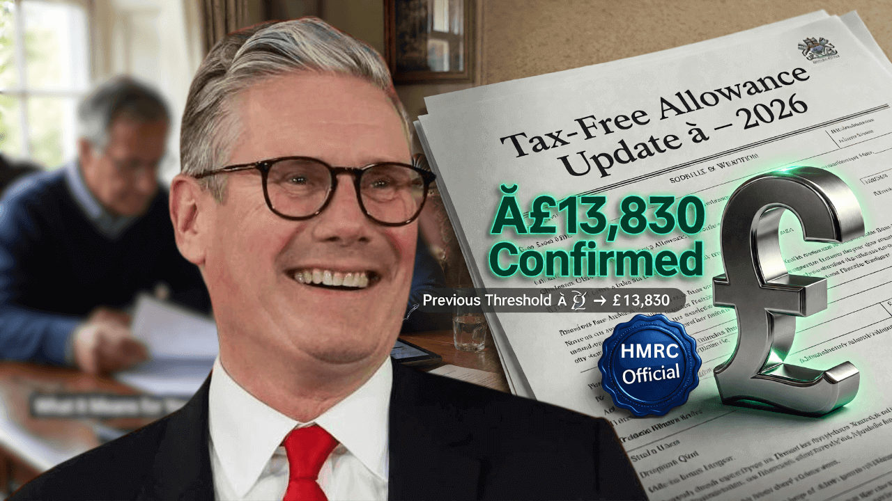 HMRC Confirms £13,830 Tax‑Free Allowance Boost for State Pensioners