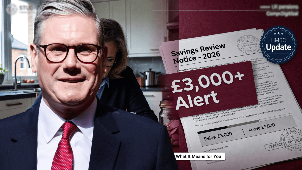 HMRC Confirms New Notices for Pensioners With £3,000+ Savings – Full Rules Explained