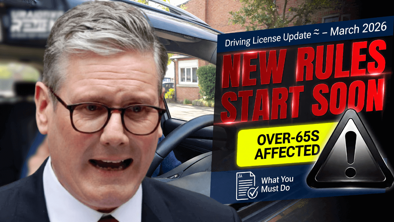 New UK Driving Licence Rules for Over‑65s Starting March 2026 – What You Need to Know
