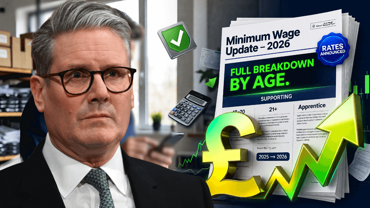 New UK Minimum Wage Rates for 2026 Announced – Full Breakdown by Age