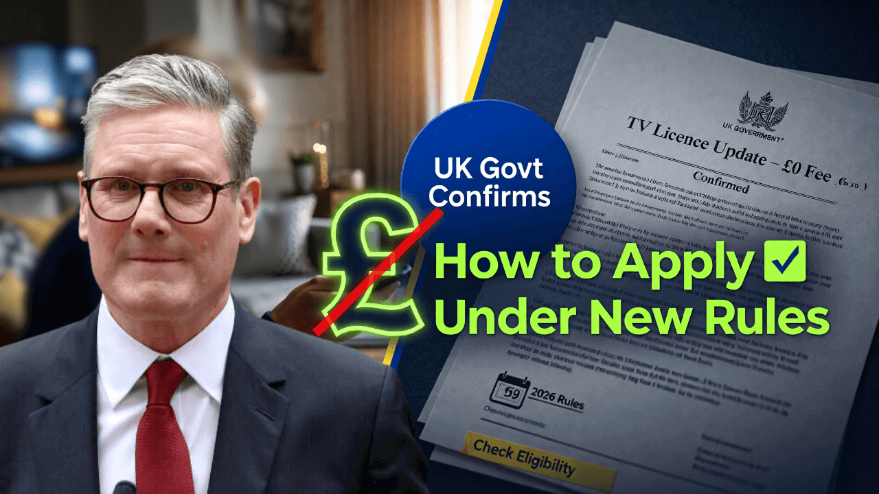 UK Govt Confirms Free TV Licence for Over-60s – How to Apply Under New Rules